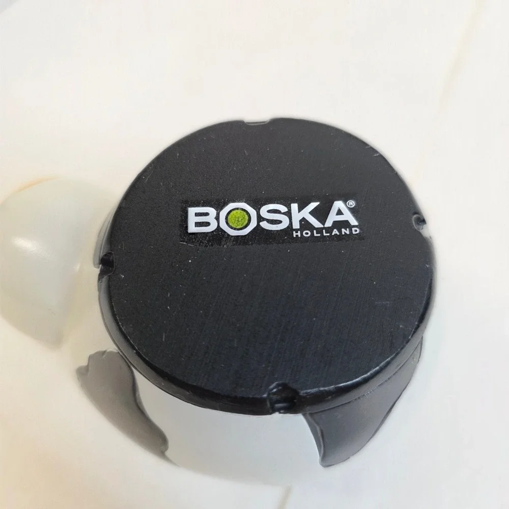 READA Boska Cow Party Pick Set White Black Ceramic Cheese Appetizer Tools 7pc